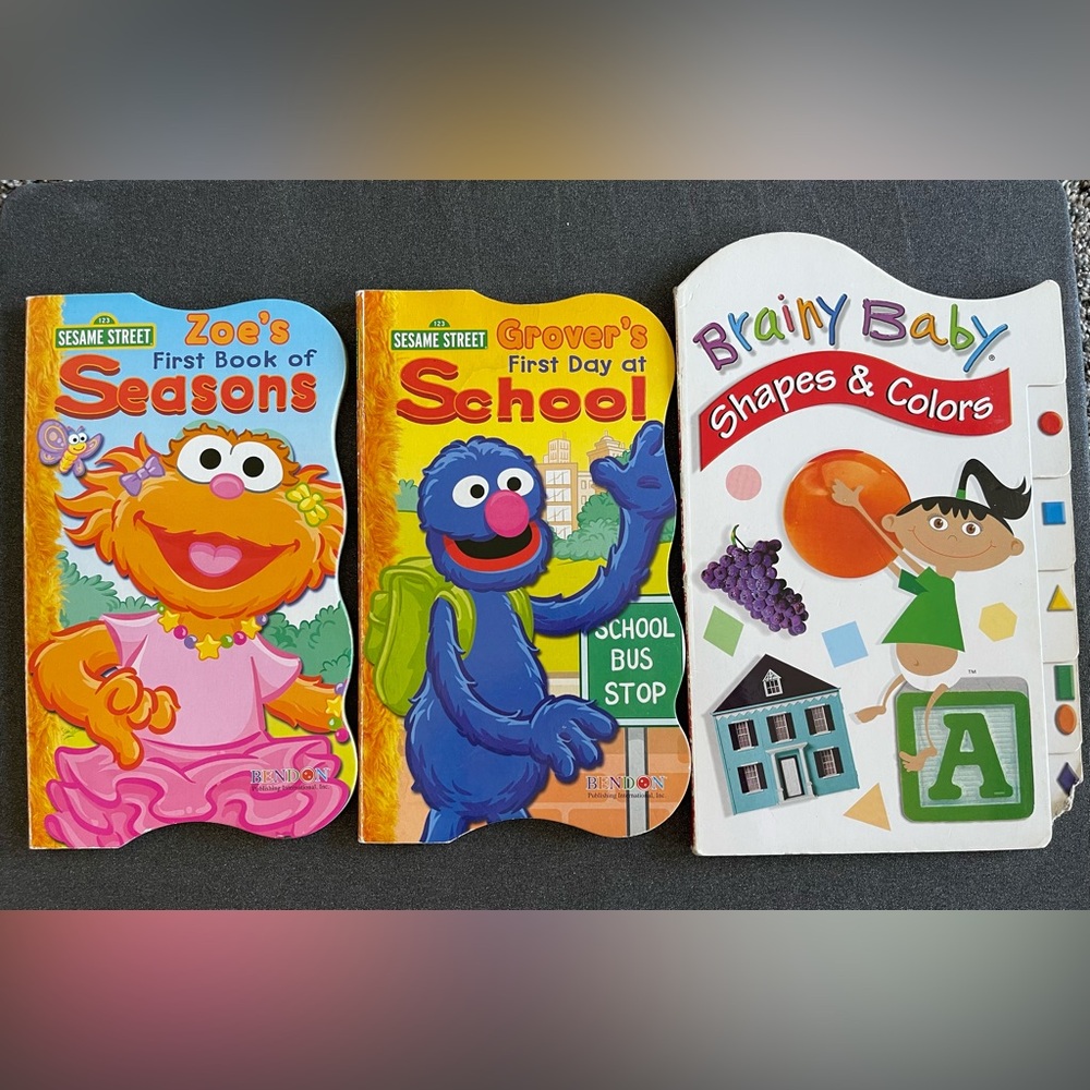 1st time parents… Sesame Street Kids Book Set -  Educational Fun